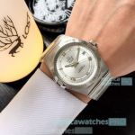 Copy Omega Double Eagle Watch Stainless Steel Silver Dial 42mm